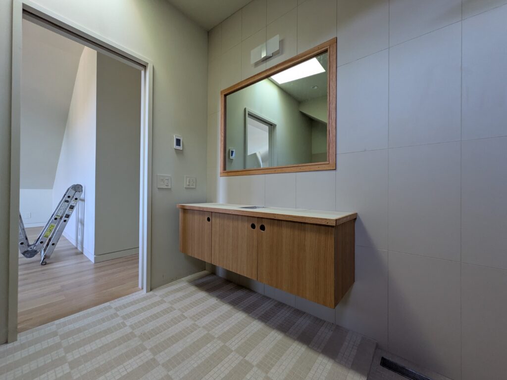 image a floating bathroom vanity and mirror